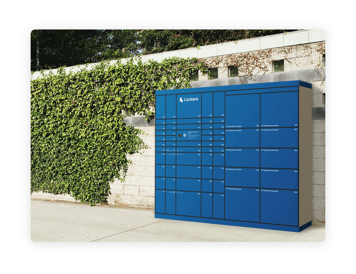 Outdoor Parcel Lockers Protect Boxes and Packages - Increase Productivity  With Space-Efficient Storage Solutions
